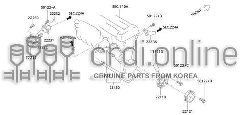 THERMOSTAT ASSY 22222-12910 2222212910 22222 12910