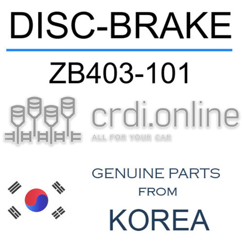 DISC-BRAKE [ORIGINAL] ZB403-101 ZB403101 ZB403 101
