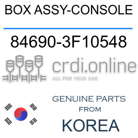 BOX ASSY-CONSOLE 84690-3F10548 846903F10548 84690 3F10548