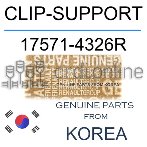 CLIP-SUPPORT [ORIGINAL] 17571-4326R 175714326R 17571 4326R
