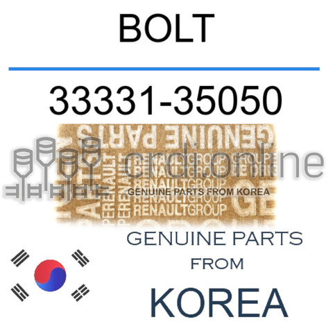 BOLT [ORIGINAL] 33331-35050 3333135050 33331 35050