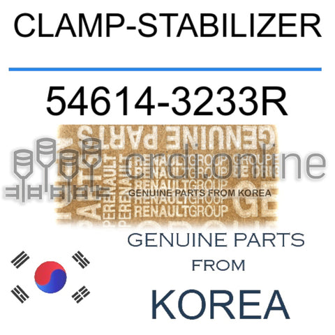 CLAMP-STABILIZER [ORIGINAL] 54614-3233R 546143233R 54614 3233R