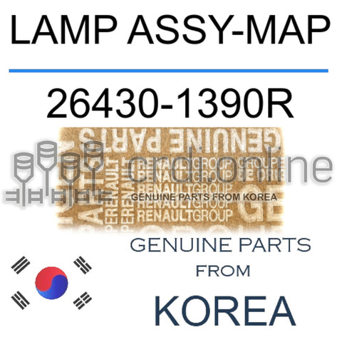 LAMP ASSY-MAP [ORIGINAL] 26430-1390R 264301390R 26430 1390R