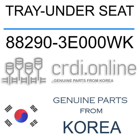 TRAY-UNDER SEAT [ORIGINAL] 88290-3E000WK 882903E000WK 88290 3E000WK