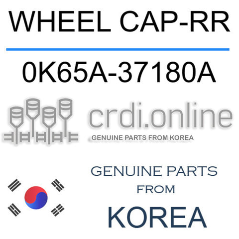 WHEEL CAP-RR [ORIGINAL] 0K65A-37180A 0K65A37180A 0K65A 37180A