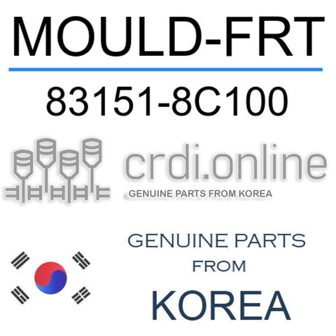 MOULD-FRT [ORIGINAL] 83151-8C100 831518C100 83151 8C100
