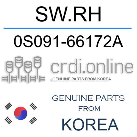 SW.RH [ORIGINAL] 0S091-66172A 0S09166172A 0S091 66172A