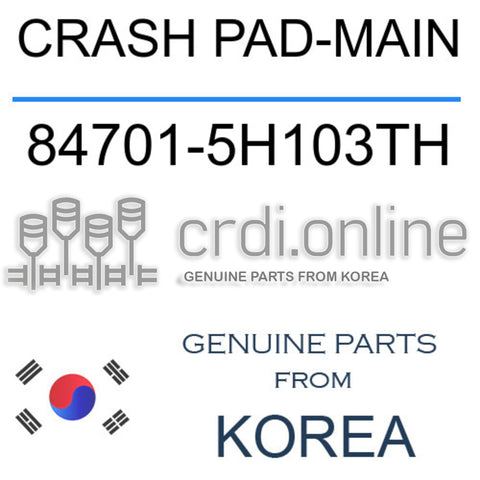 CRASH PAD-MAIN [ORIGINAL] 84701-5H103TH 847015H103TH 84701 5H103TH