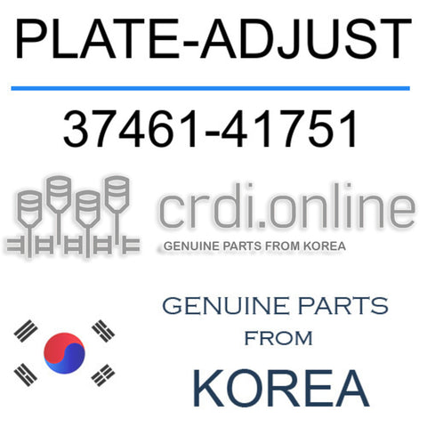 PLATE-ADJUST [ORIGINAL] 37461-41751 3746141751 37461 41751