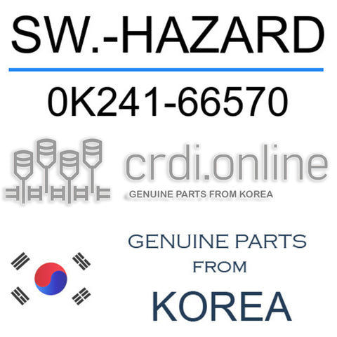 SW.-HAZARD [ORIGINAL] 0K241-66570 0K24166570 0K241 66570