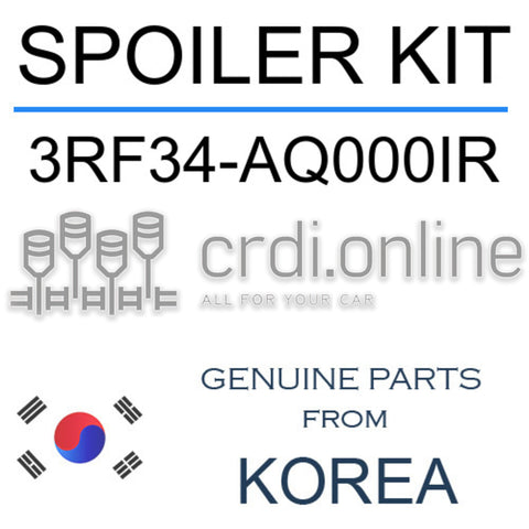 SPOILER KIT [ORIGINAL] 3RF34-AQ000IR 3RF34AQ000IR 3RF34 AQ000IR