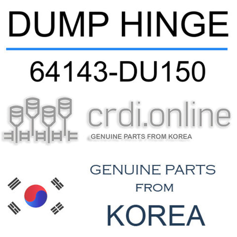 DUMP HINGE [ORIGINAL] 64143-DU150 64143DU150 64143 DU150