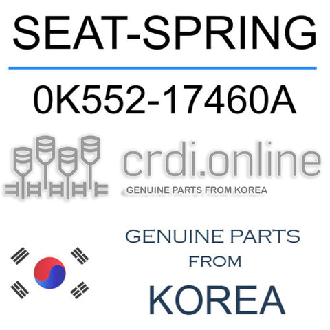 SEAT-SPRING [ORIGINAL] 0K552-17460A 0K55217460A 0K552 17460A