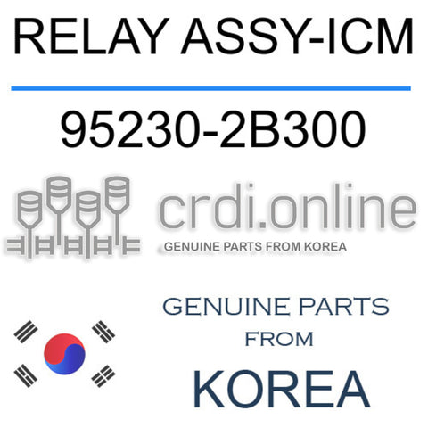 RELAY ASSY-ICM [ORIGINAL] 95230-2B300 952302B300 95230 2B300