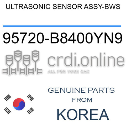 ULTRASONIC SENSOR ASSY-BWS 95720-B8400YN9 95720B8400YN9 95720 B8400YN9