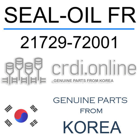 SEAL-OIL FR [ORIGINAL] 21729-72001 2172972001 21729 72001