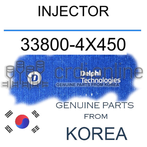 [DELPHI] INJECTOR 33800-4X450 338004X450 33800 4X450