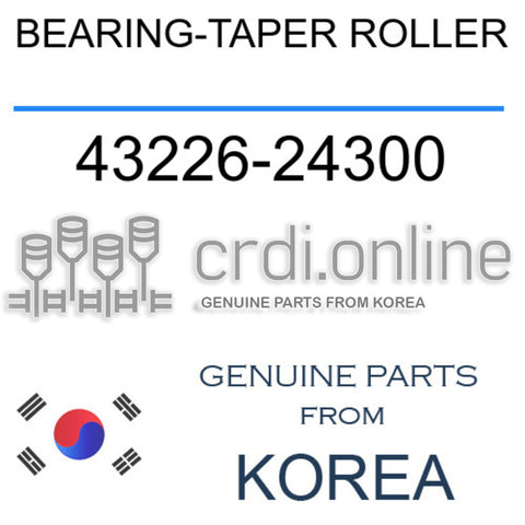 BEARING-TAPER ROLLER 43226-24300 4322624300 43226 24300