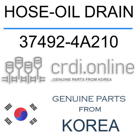 HOSE-OIL DRAIN 37492-4A210 374924A210 37492 4A210