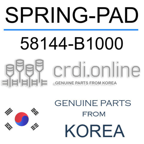 SPRING-PAD 58144-B1000 58144B1000 58144 B1000