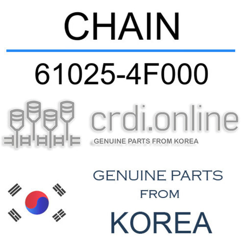 CHAIN [ORIGINAL] 61025-4F000 610254F000 61025 4F000