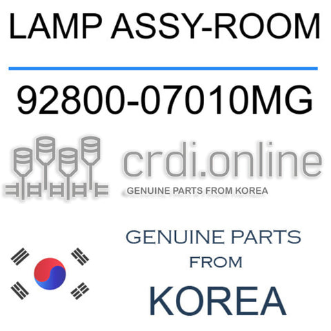 LAMP ASSY-ROOM [ORIGINAL] 92800-07010MG 9280007010MG 92800 07010MG