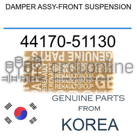 DAMPER ASSY-FRONT SUSPENSION [ORIGINAL] 44170-51130 4417051130 44170 51130