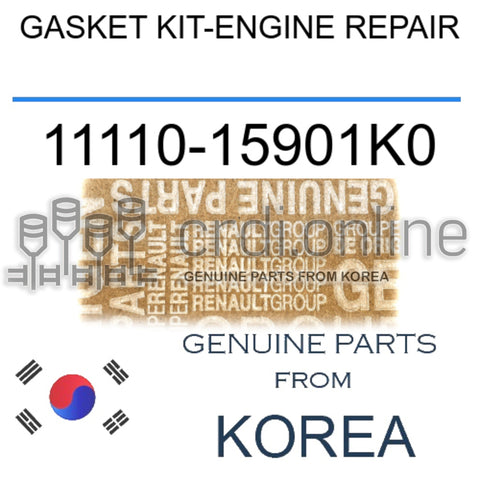 GASKET KIT-ENGINE REPAIR [ORIGINAL] 11110-15901K0 1111015901K0 11110 15901K0
