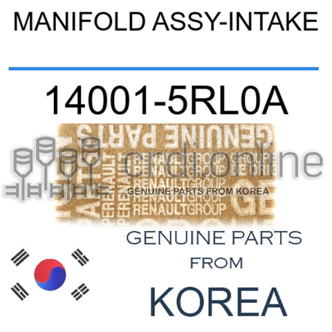 MANIFOLD ASSY-INTAKE [ORIGINAL] 14001-5RL0A 140015RL0A 14001 5RL0A