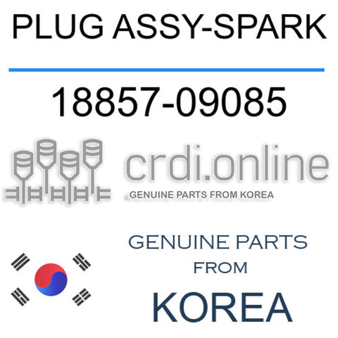 PLUG ASSY-SPARK [ORIGINAL] 18857-09085 1885709085 18857 09085