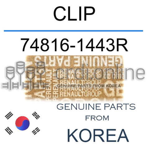 CLIP [ORIGINAL] 74816-1443R 748161443R 74816 1443R