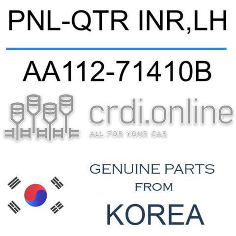 PNL-QTR INR,LH [ORIGINAL] AA112-71410B AA11271410B AA112 71410B