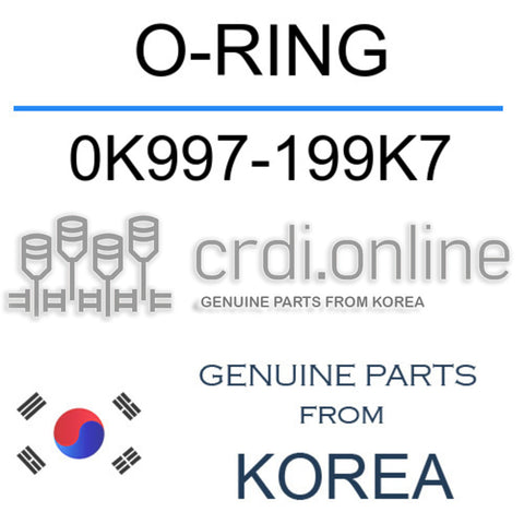 O-RING 0K997-199K7 0K997199K7 0K997 199K7
