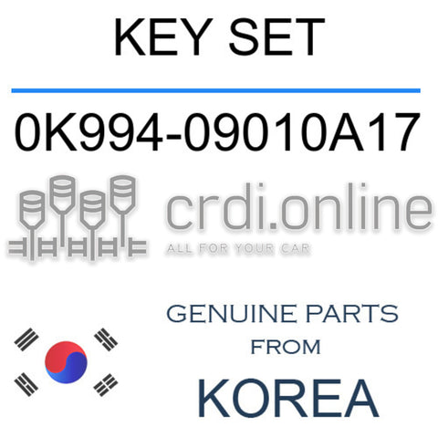 KEY SET [ORIGINAL] 0K994-09010A17 0K99409010A17 0K994 09010A17