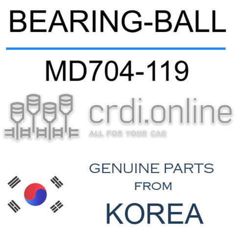 BEARING-BALL MD704-119 MD704119 MD704 119