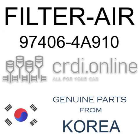 FILTER-AIR [ORIGINAL] 97406-4A910 974064A910 97406 4A910