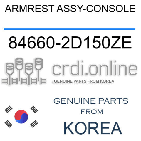 ARMREST ASSY-CONSOLE 84660-2D150ZE 846602D150ZE 84660 2D150ZE