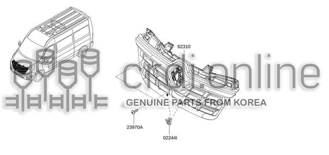 GRILLE ASSY-RADIATOR 62310-4199R 623104199R 62310 4199R