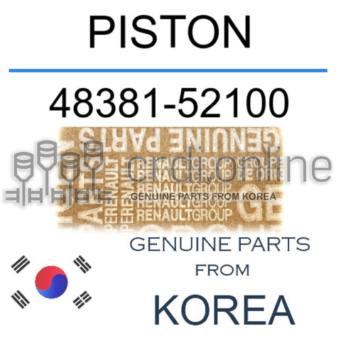 PISTON [ORIGINAL] 48381-52100 4838152100 48381 52100