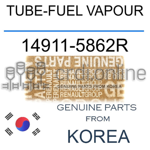 TUBE-FUEL VAPOUR [ORIGINAL] 14911-5862R 149115862R 14911 5862R