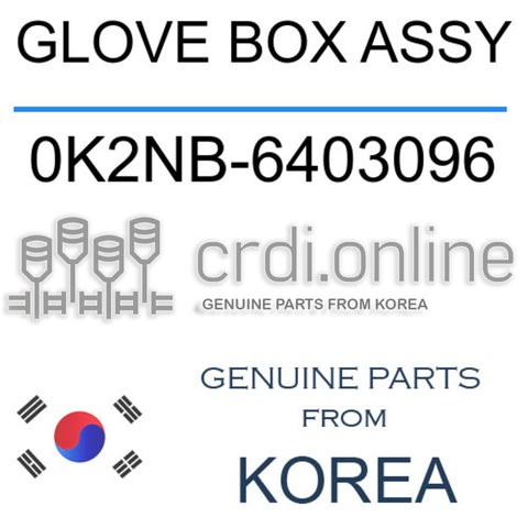 GLOVE BOX ASSY [ORIGINAL] 0K2NB-6403096 0K2NB6403096 0K2NB 6403096