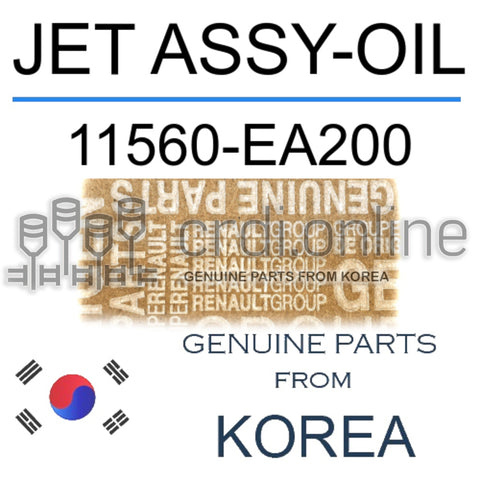 JET ASSY-OIL [ORIGINAL] 11560-EA200 11560EA200 11560 EA200