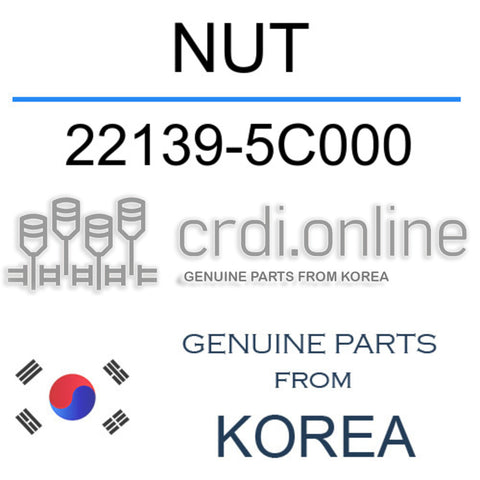 NUT [ORIGINAL] 22139-5C000 221395C000 22139 5C000