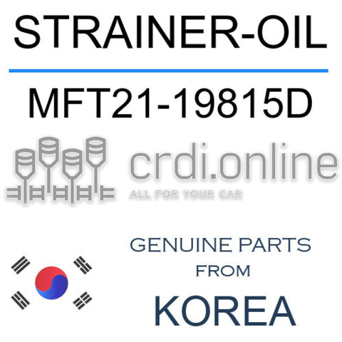 STRAINER-OIL [ORIGINAL] MFT21-19815D MFT2119815D MFT21 19815D