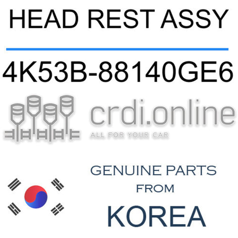 HEAD REST ASSY [ORIGINAL] 4K53B-88140GE6 4K53B88140GE6 4K53B 88140GE6