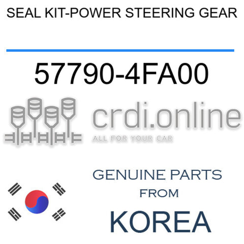 SEAL KIT-POWER STEERING GEAR [ORIGINAL] 57790-4FA00 577904FA00 57790 4FA00