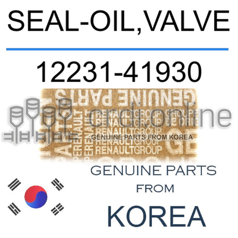 SEAL-OIL,VALVE [ORIGINAL] 12231-41930 1223141930 12231 41930