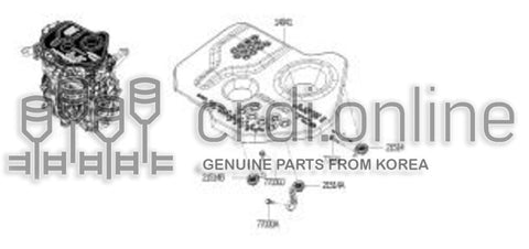 ORNAMAMENT ASSY-ENGINE COVER 14048-8096R 140488096R 14048 8096R