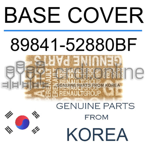 BASE COVER [ORIGINAL] 89841-52880BF 8984152880BF 89841 52880BF