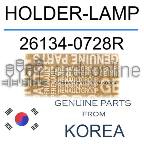 HOLDER-LAMP [ORIGINAL] 26134-0728R 261340728R 26134 0728R